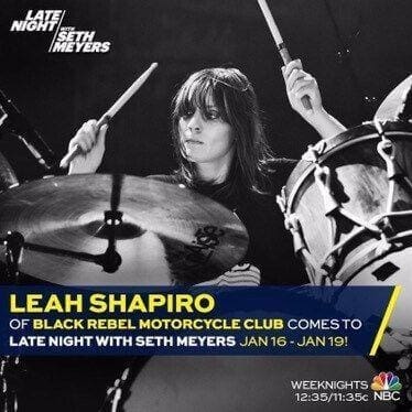 Leah on Late Night with Seth Meyers January 16th – 19th